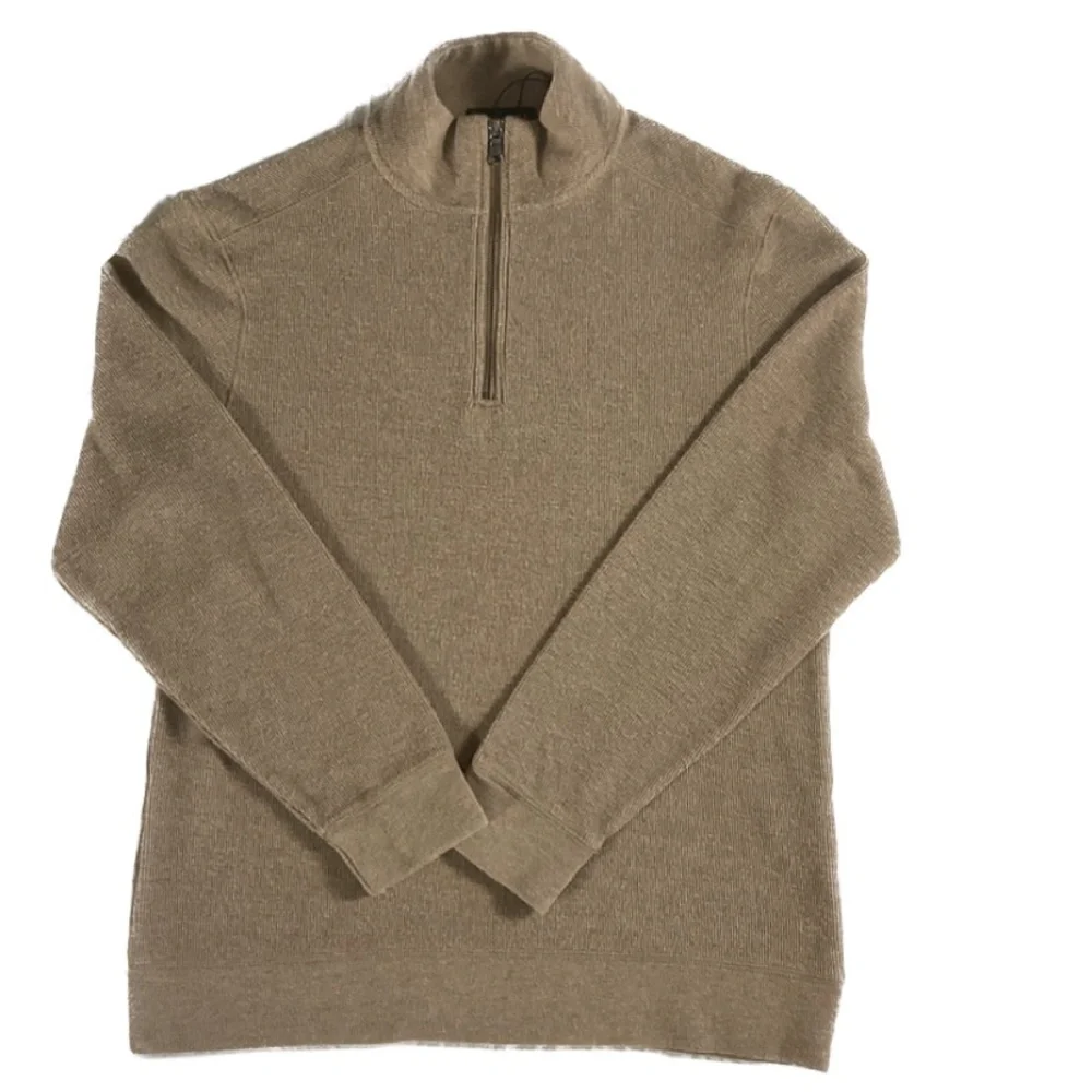 Banana Republic Brown Quarter Zip Size Medium